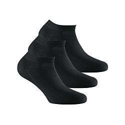 Rohner Chaussettes hommes Sneaker 3 paires noir gr. 43/46