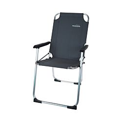 FS-STAR Chaise de camping alu gris foncé