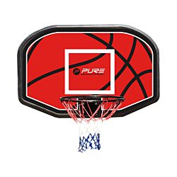 Pure2improve Panneau arrière de basket-ball avec panier 110x72cm