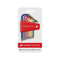 PB Swiss Tools Set de clés mâles coudées PB410H6-25RBCN