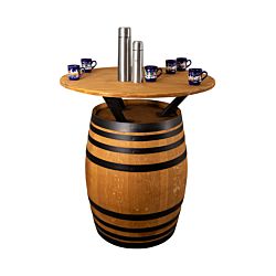 Bodega Table haute en tonneau de vin