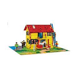 PIPI Maison de poupées, villa colorée avec tapis de jeu