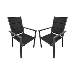 CONTINI Set de 2 chaises de jardin BIONTO 64.5x60x98cm