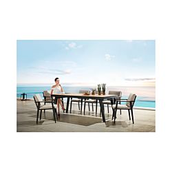 Higold Emoti Table de jardin 2200 x 900 cm avec 6 chaises