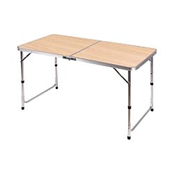 dameco Table de camping pliable 120 x 60 x 70 cm