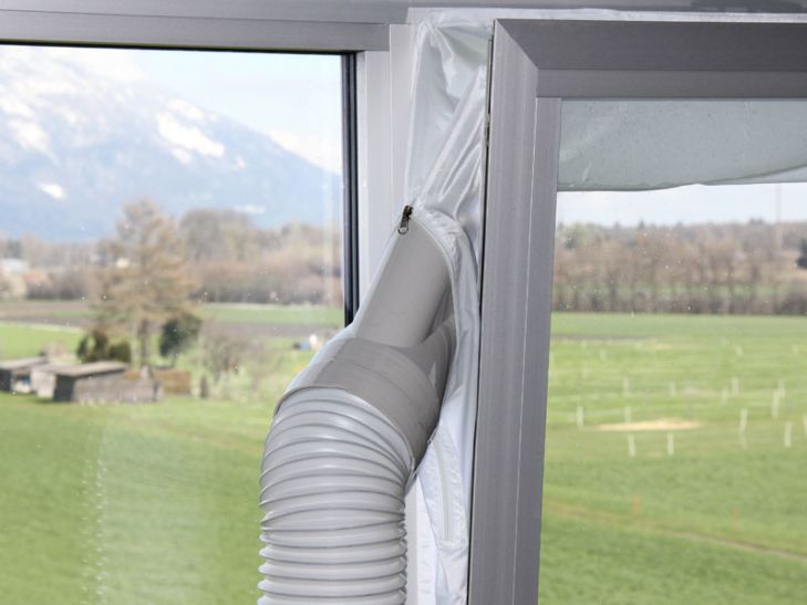 Coldtec Fensterabdichtung für mobile Klimageräte