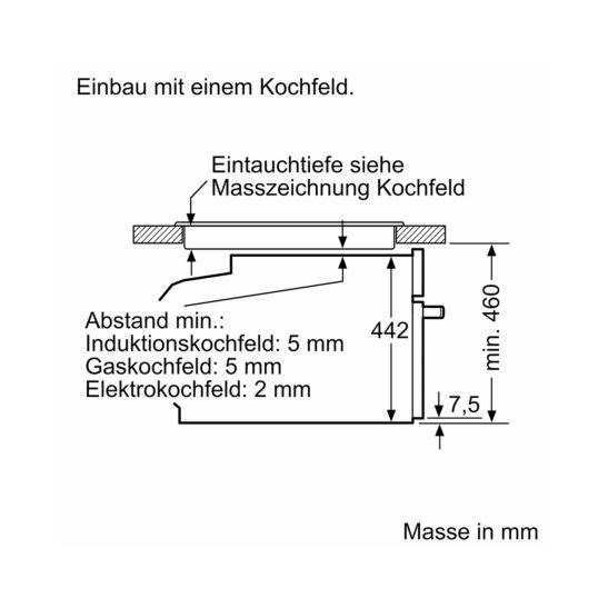 Bosch Kompakt-Dampfbackofen CSG636BS3