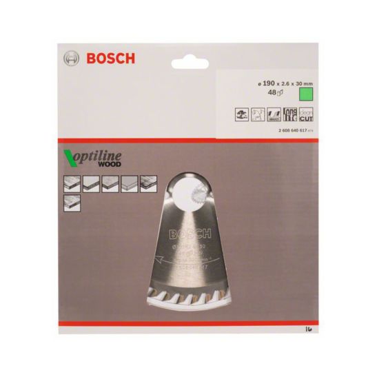 Bosch Lame de scie circulaire Optiline Wood 190 mm
