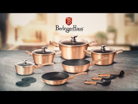 Berlinger Haus 15-teiliges Kochgeschirr-Set Rose Gold Edition
