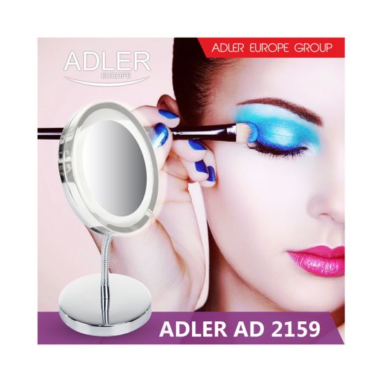 Adler Miroir portable avec éclairage LED
