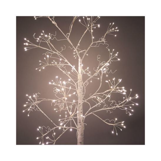 dameco 1.5m Outdoor Birken Baum Flower, 264 LEDs