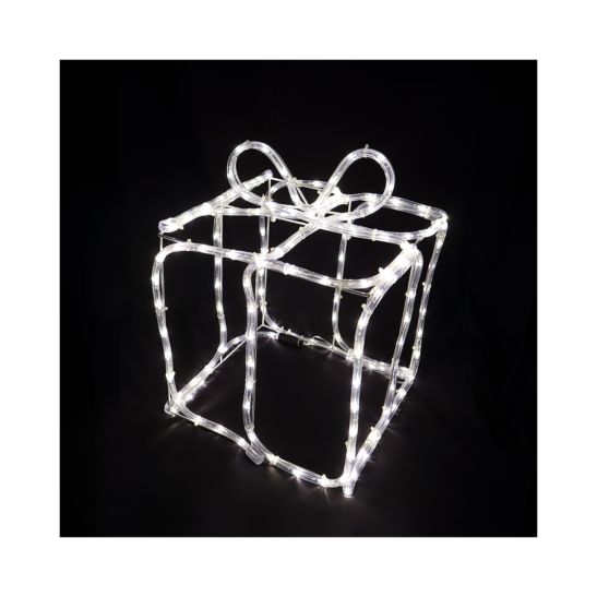 dameco Out-Indoor LED Weihnachtsbeleuchtung Geschenk, 40 x 30 cm