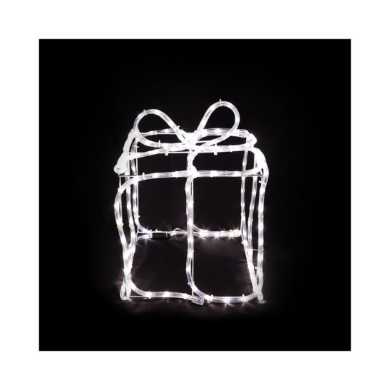 dameco LED Éclairage de Noël forme cadeau, 40 x 30 cm