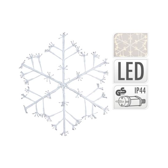 Out-Indoor LED Schneeflocke 80 cm mit 288LED's
