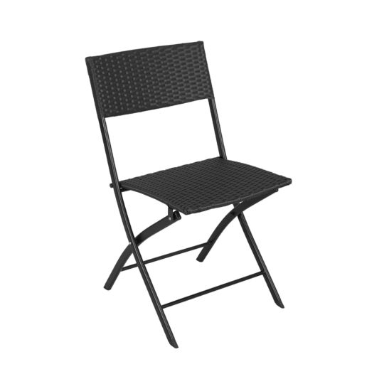 FS-STAR Set meubles de jardin 3 pcs avec aspect rotin