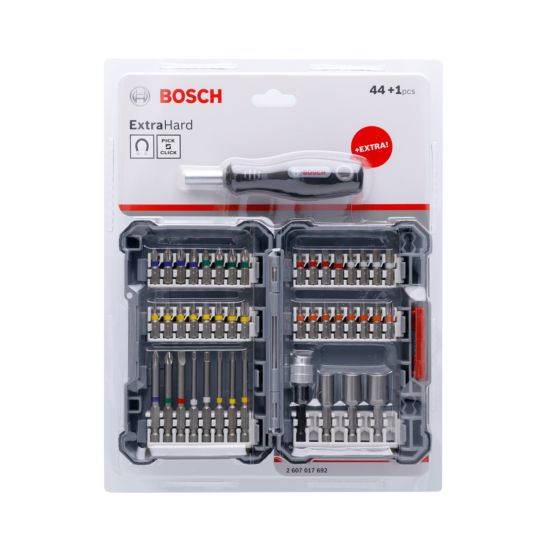 Bosch Pick and Click – set de bits mix 45 pcs