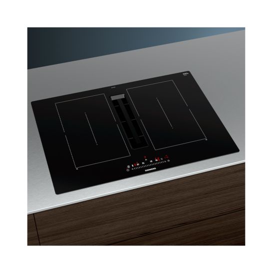 Siemens ED711FQ15E Table de cuisson à induction avec hotte intégrée 70 cm