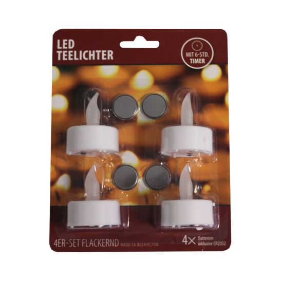 FS-STAR Teelichter LED 4er Pack