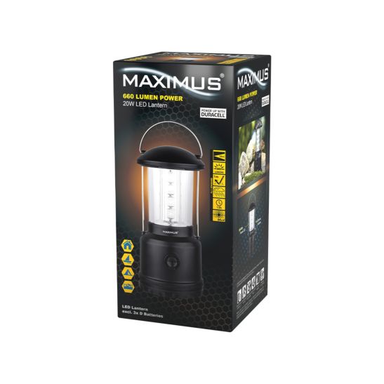 MAXIMUS 20 Watt LED Camping Laterne