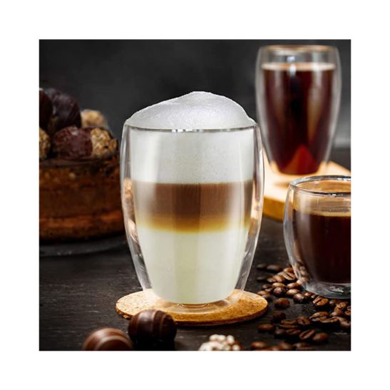 FS-STAR Kaffeeglas doppelwandig 2 Stück 320ml