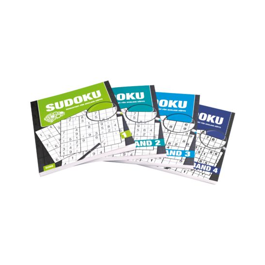 Sudoku 4er-Pack Band 1–4
