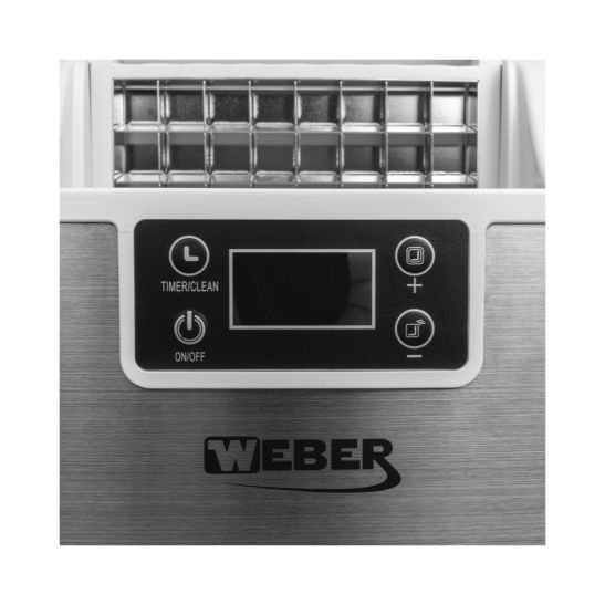 Weber Home BEW20 Machine à glace 20kg cône plein, réservoir de 1.2kg