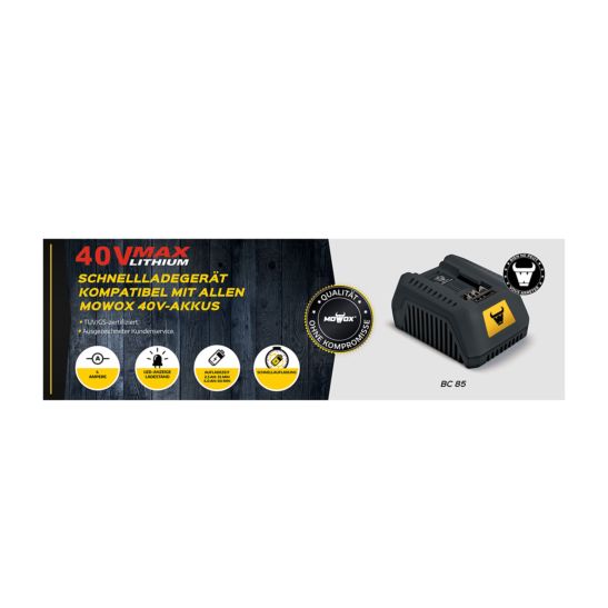 MOWOX Kit de démarrage batterie & chargeur rapide (BA 154 SET)