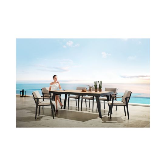 Higold Emoti Table de jardin 220 x 90 cm avec 6 chaises