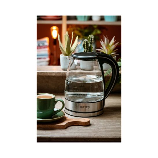 Camry Wasserkocher 1.7L aus Glas