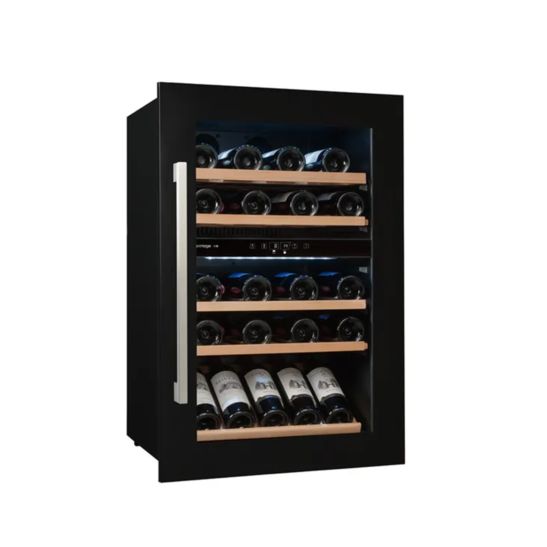 Avintage AVI48CDZA Cave à vin frigorifique encastrable pour 52 bouteilles, 2 zones