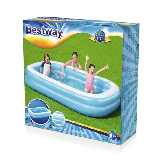 Bestway Family Pool eckig 262 x 175 x 51 cm