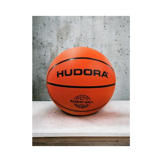 Hudora Ballon de basketball orange, taille 7