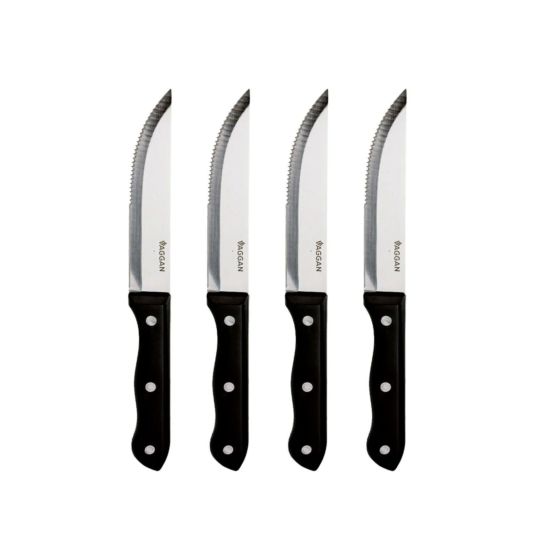 FS-STAR Set de 4 couteaux à steak, 25 cm
