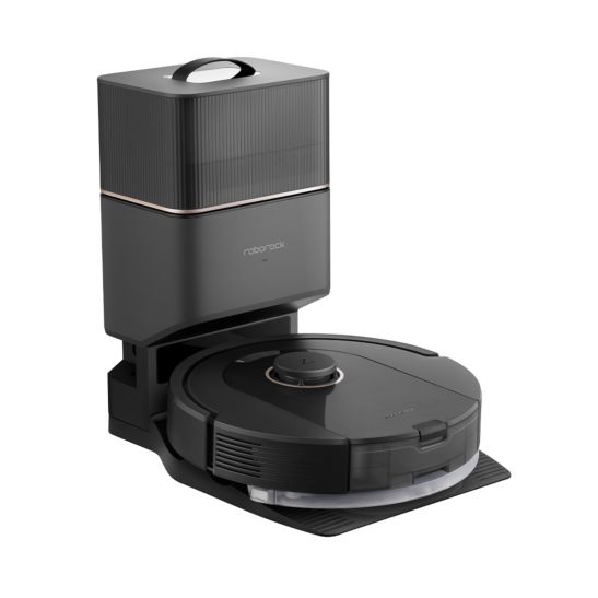 Roborock Q5 PRO+ Robot aspirateur-laveur avec station de vidange automatique, noir