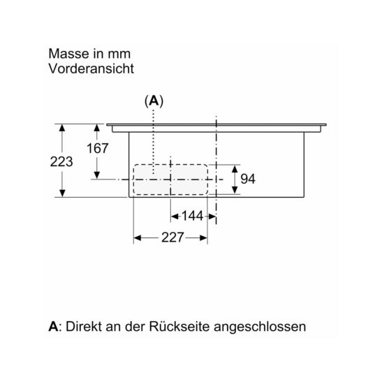 Bosch PVS611B16E Induktonkochfeld mit intergriertem Dunstabzug rahmemlos 60cm